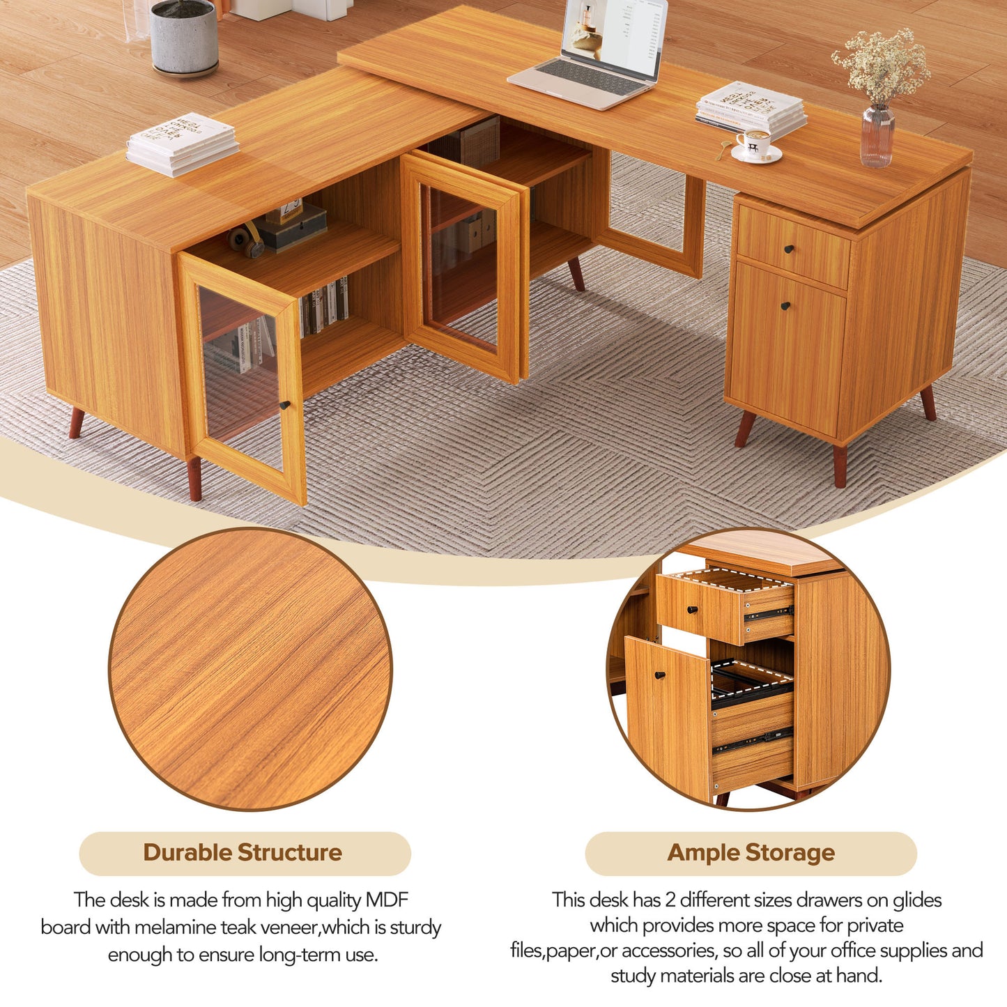 CornerMaster Executive Desk