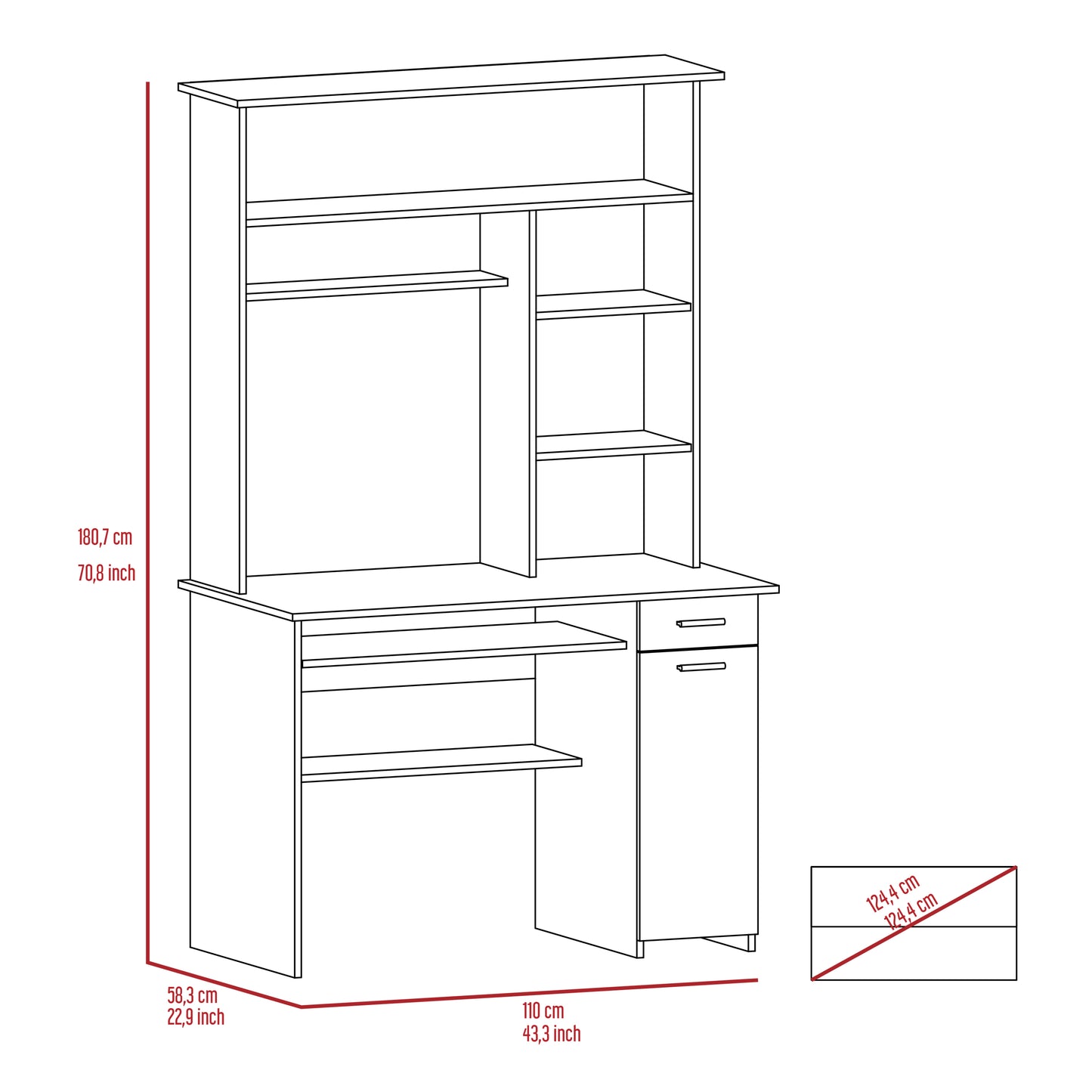 CompuMax Office Desk