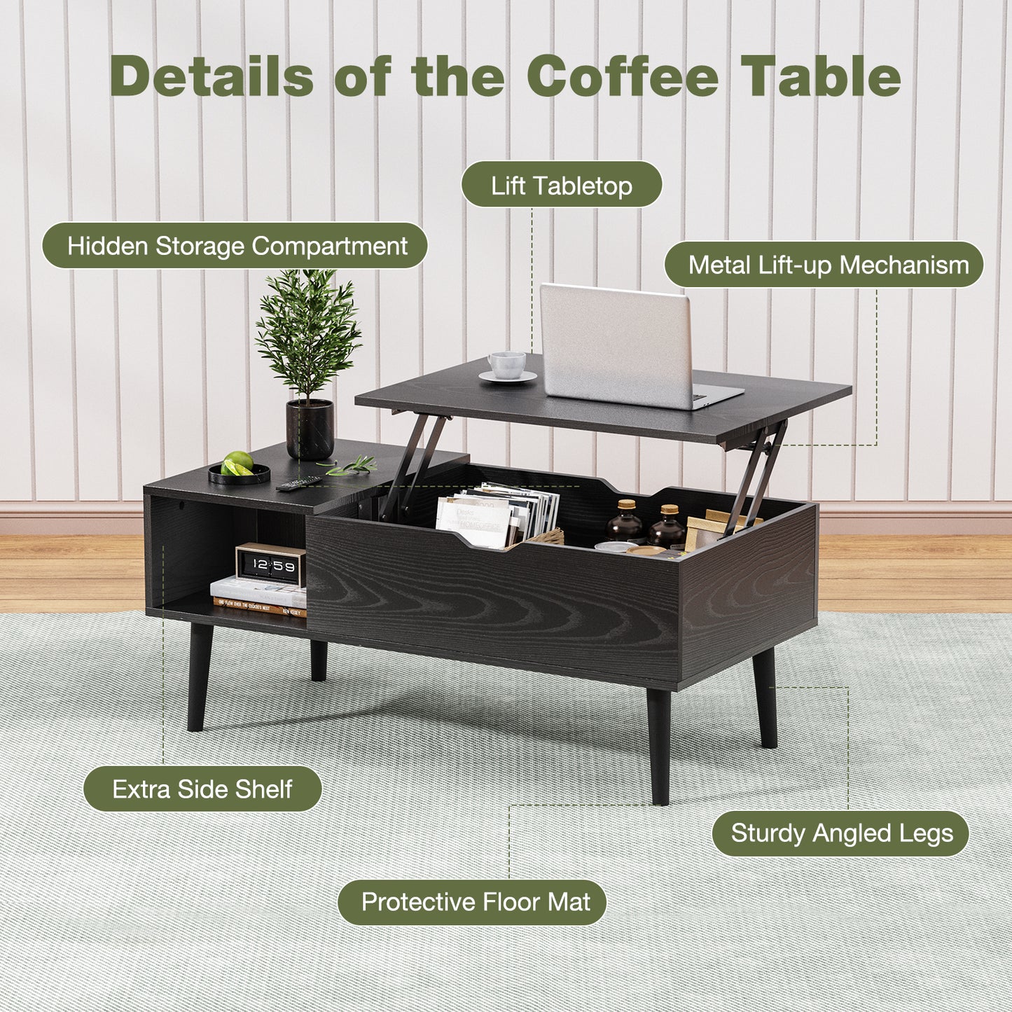 ElevateLift Coffee Table