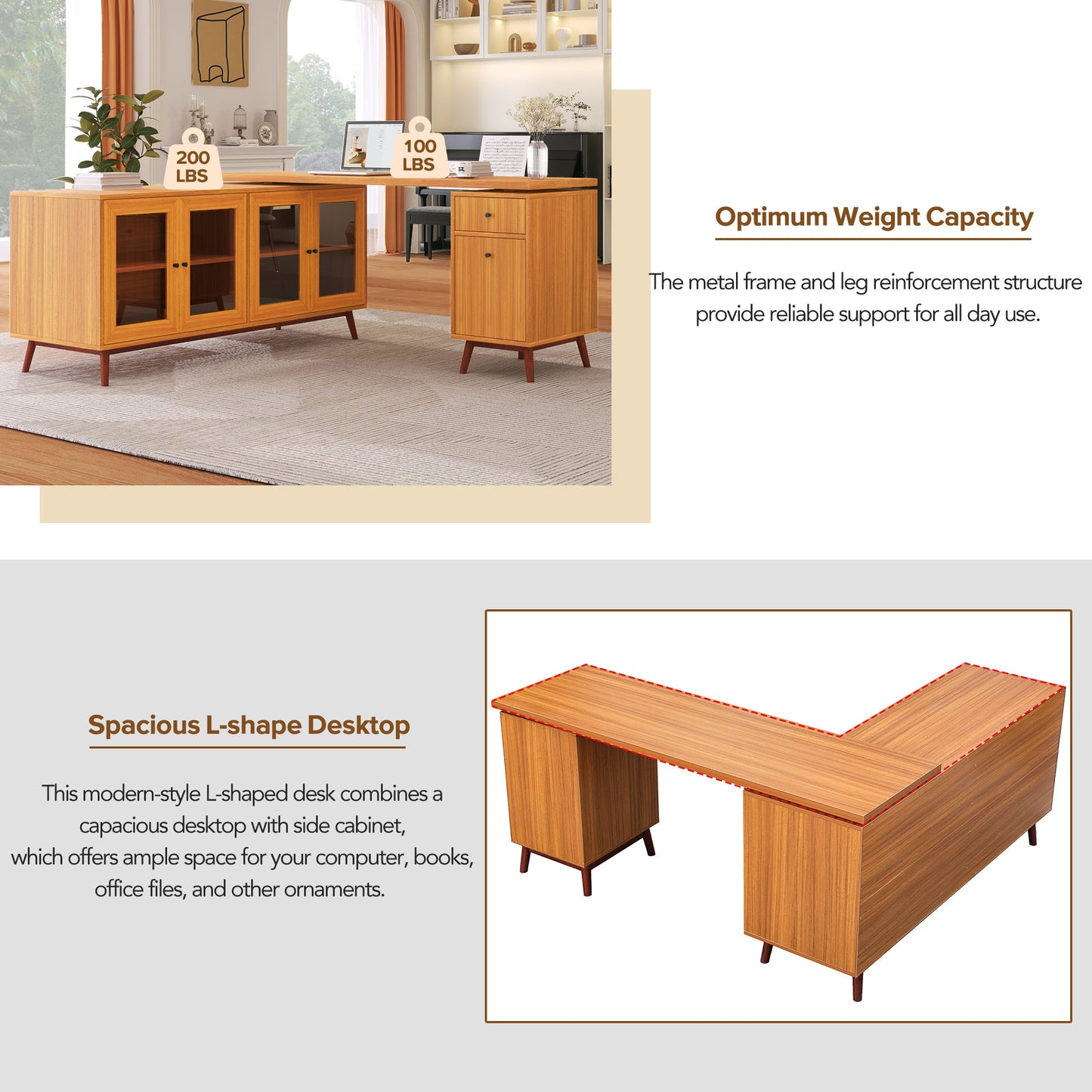 CornerMaster Executive Desk