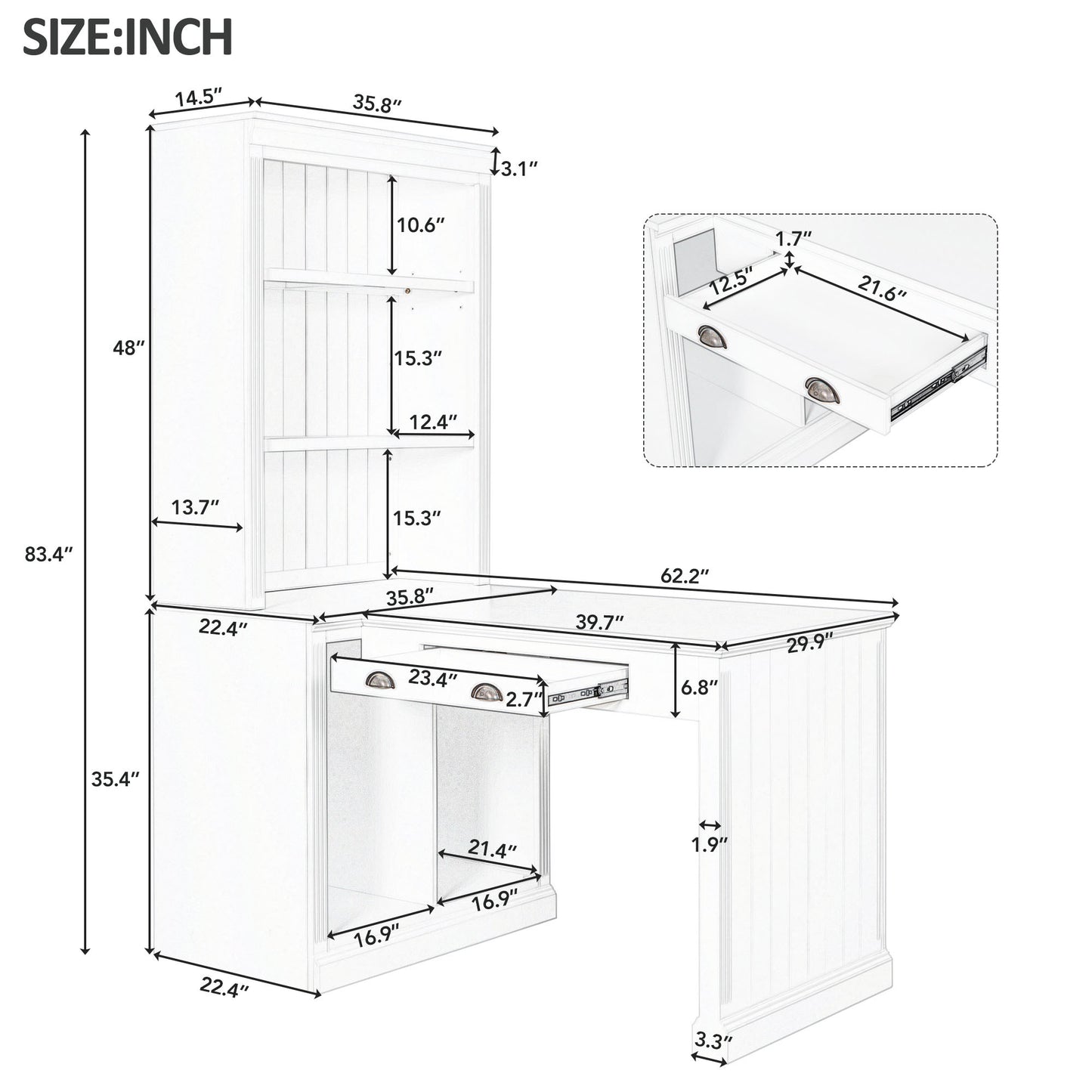 ScriptStack Shelf Desk