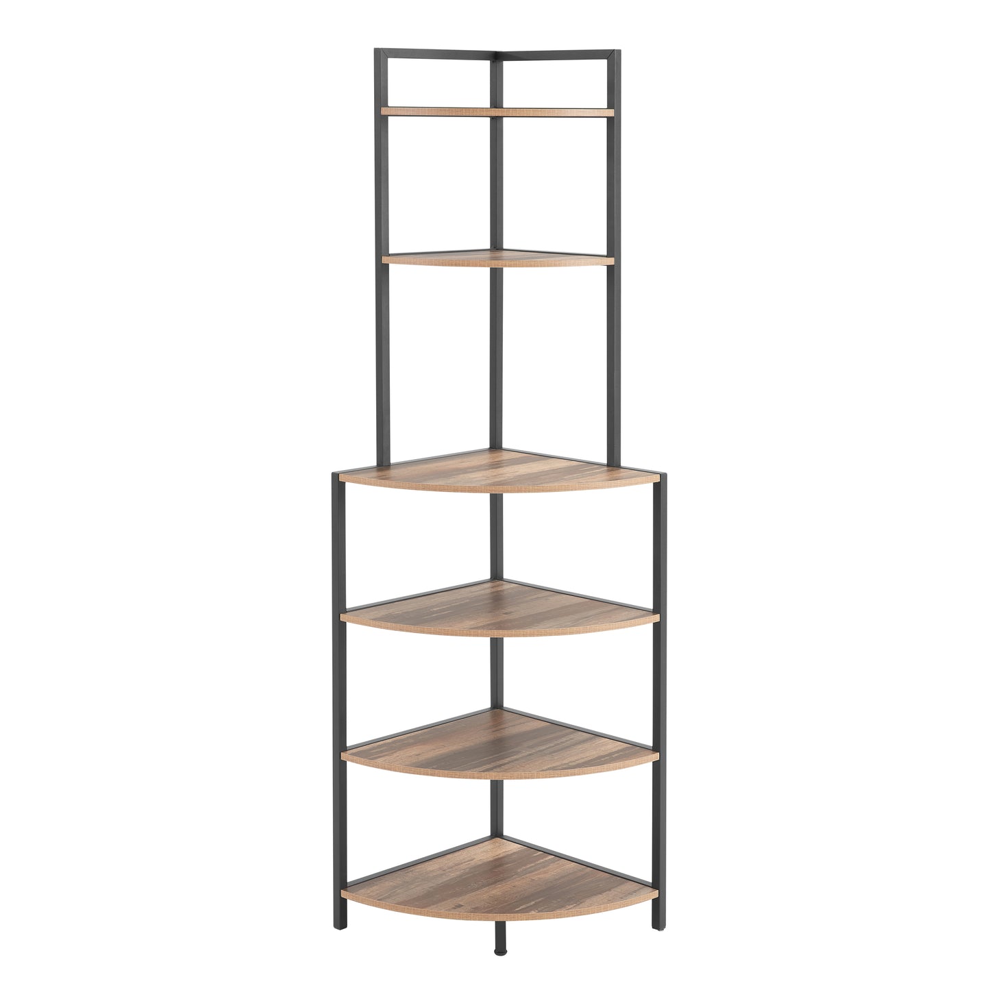 Corner Nook Wood Shelf Rack