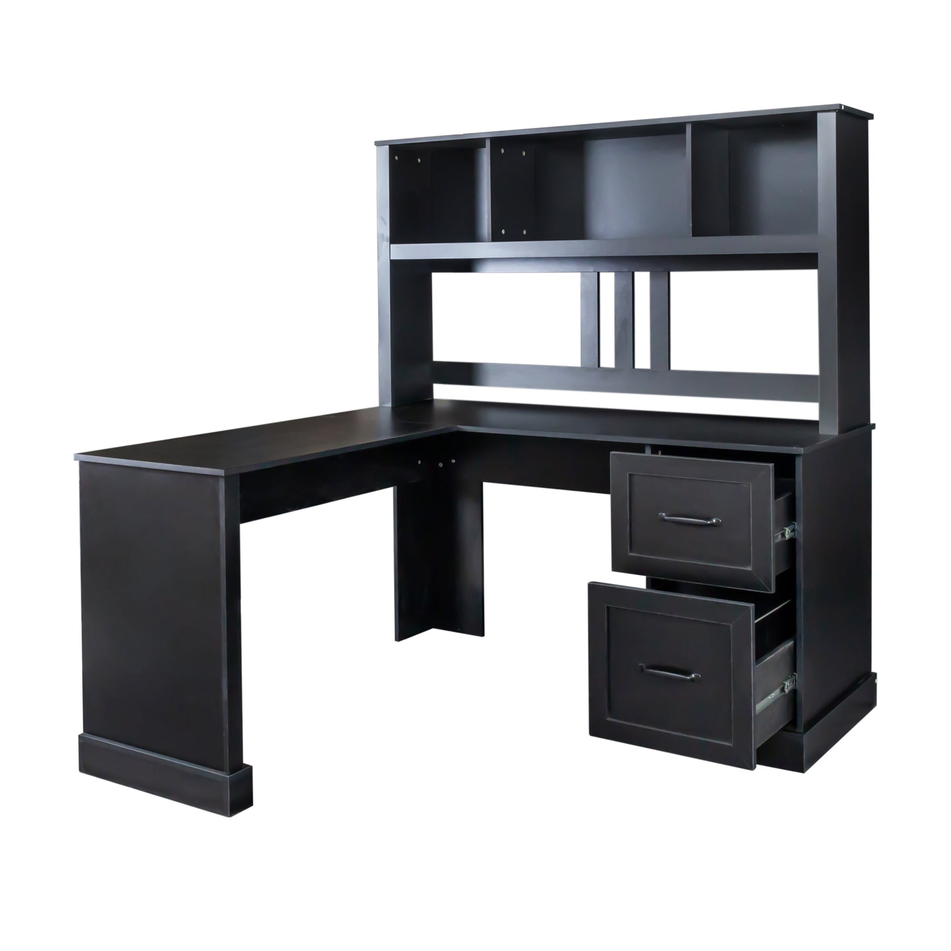 Antiqued Black Haven Desk - Home Harmony