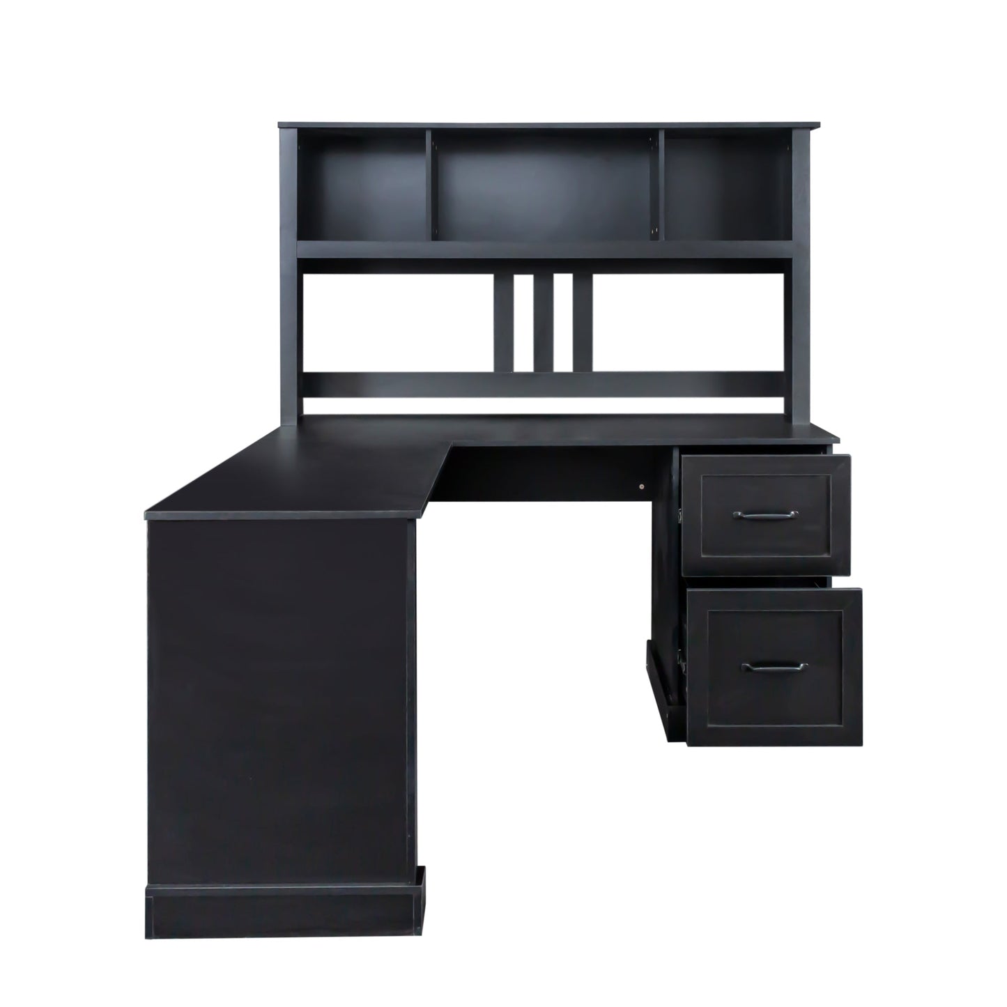 Antiqued Black Haven Desk - Home Harmony