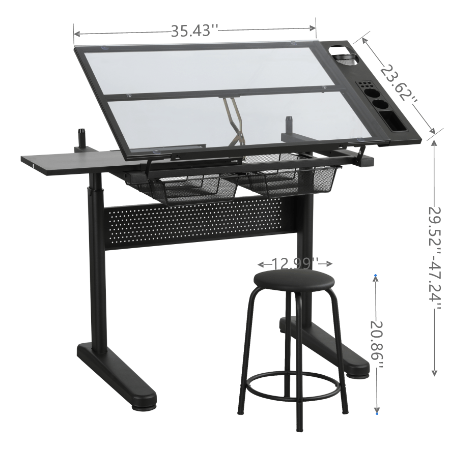 ArtisanPro Drafting Table - Home Harmony