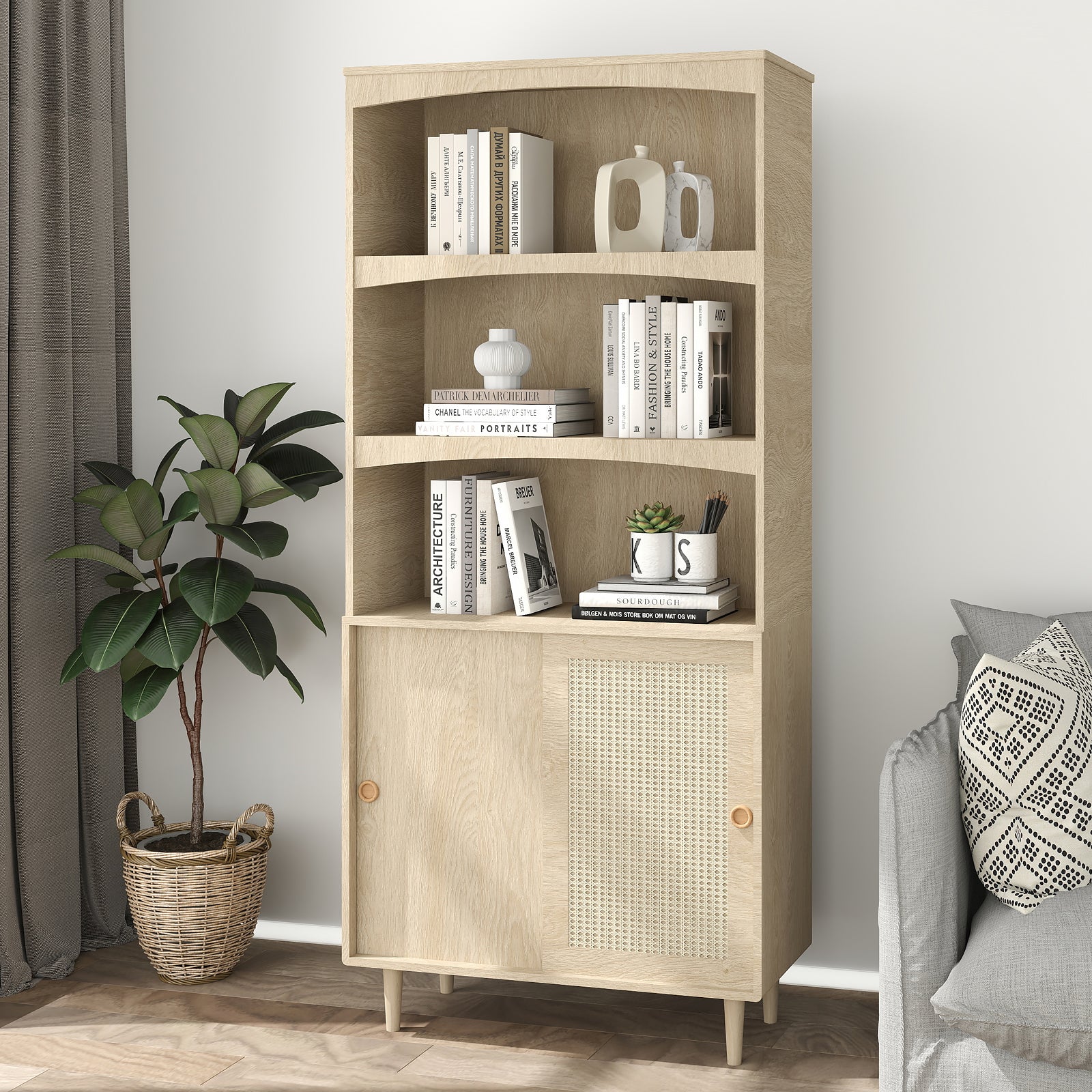 Boho Grandeur Bookshelf - Home Harmony