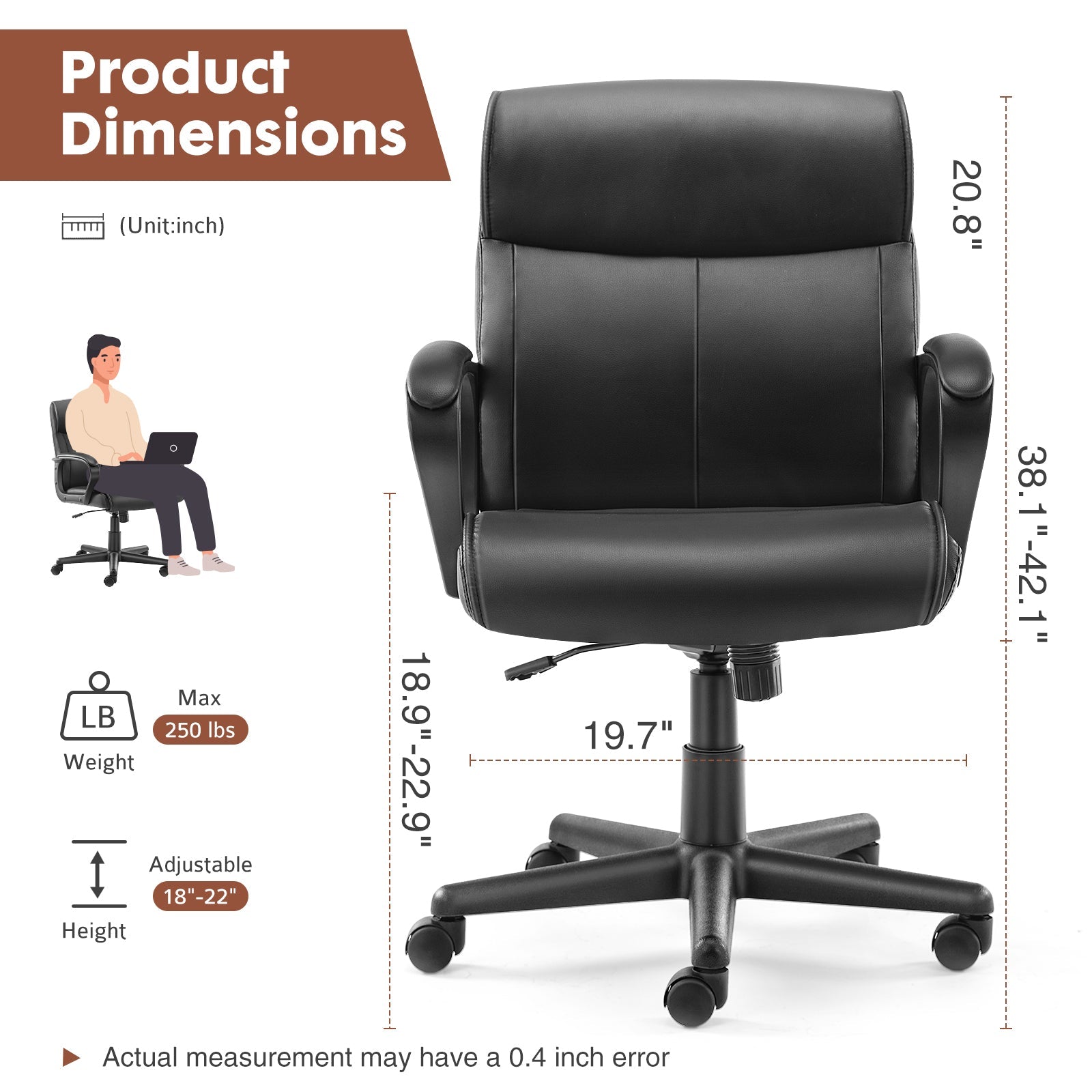 ComfortBlend Desk Chair - Home Harmony