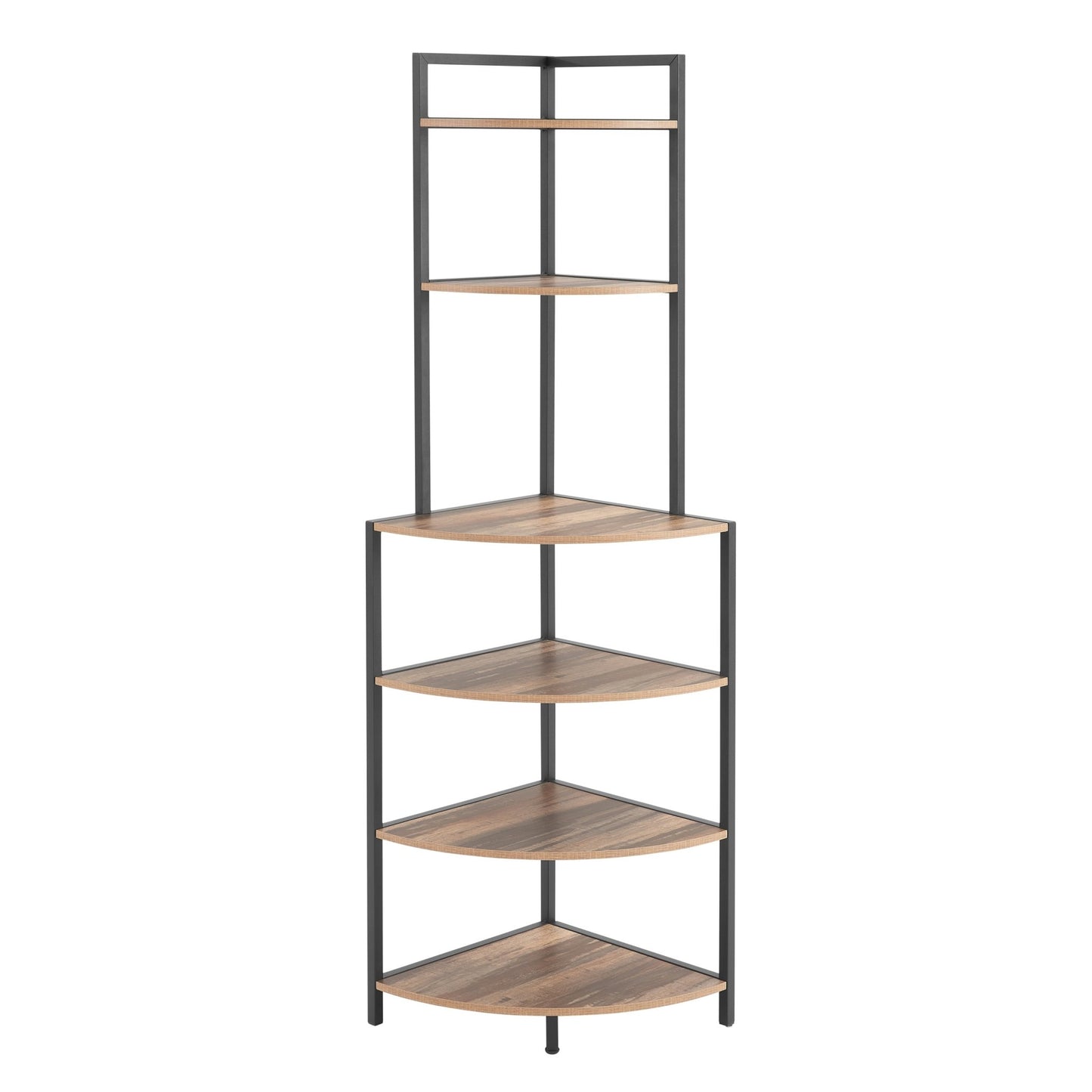 Corner Nook Wood Shelf Rack - Home Harmony