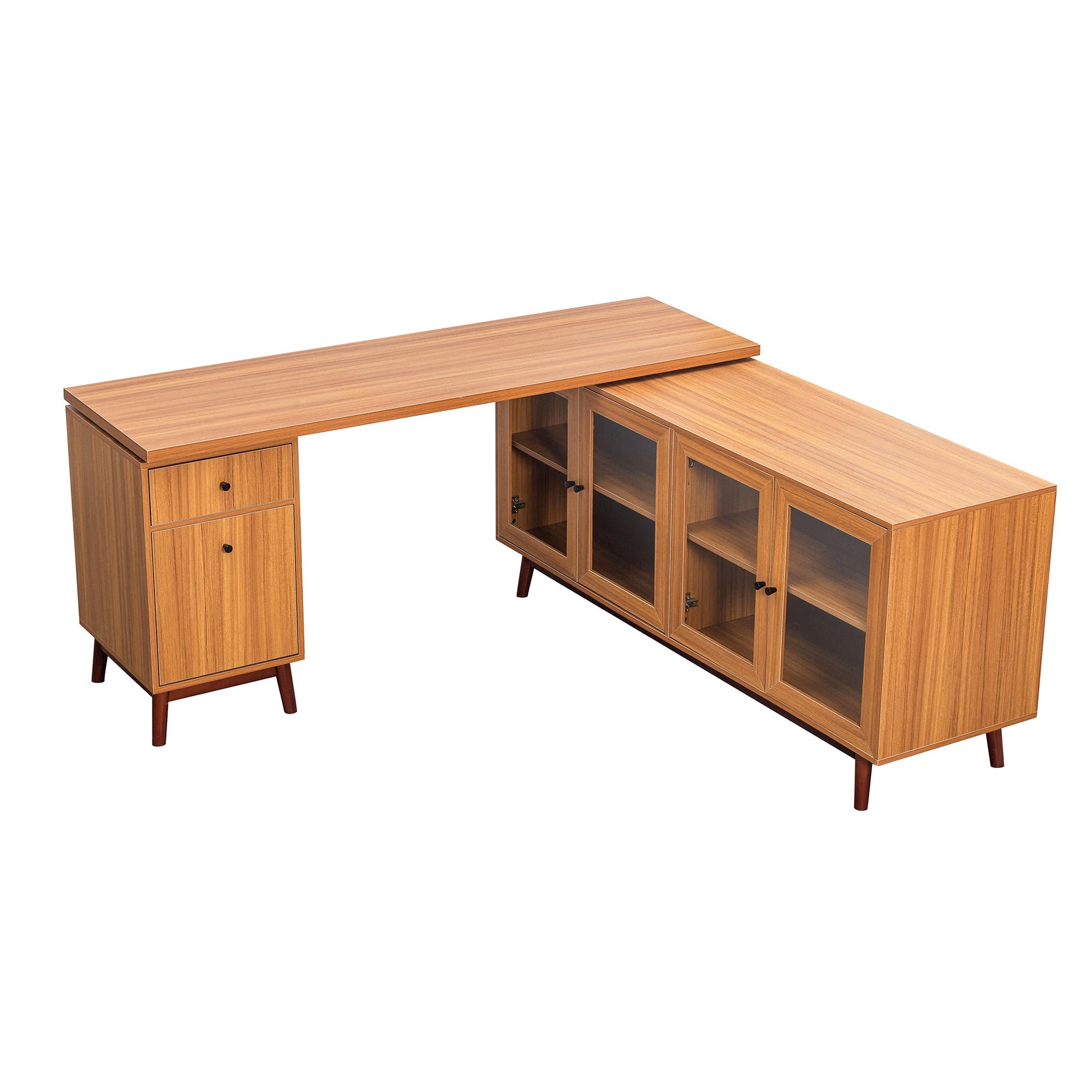 CornerMaster Executive Desk - Home Harmony