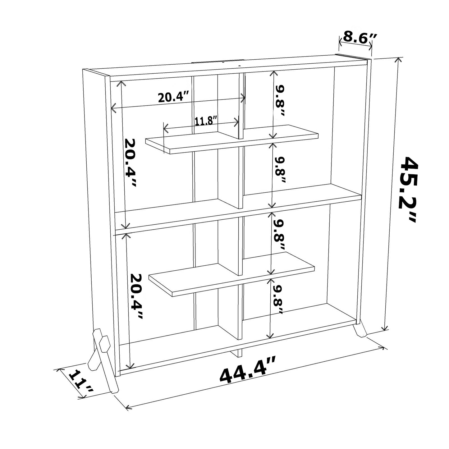 Kipp Etagere Bookshelf