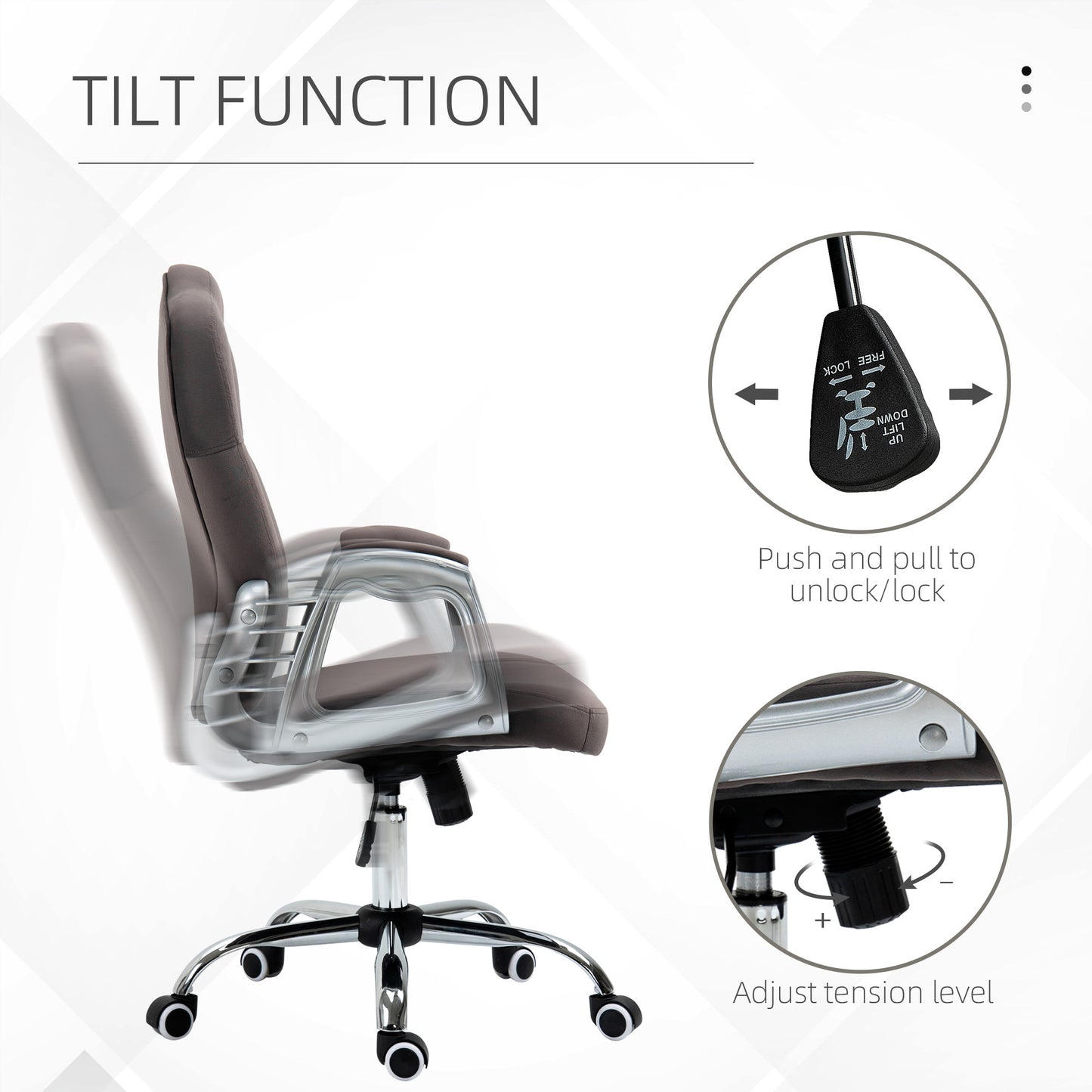 VinsettoVelvet Office Chair