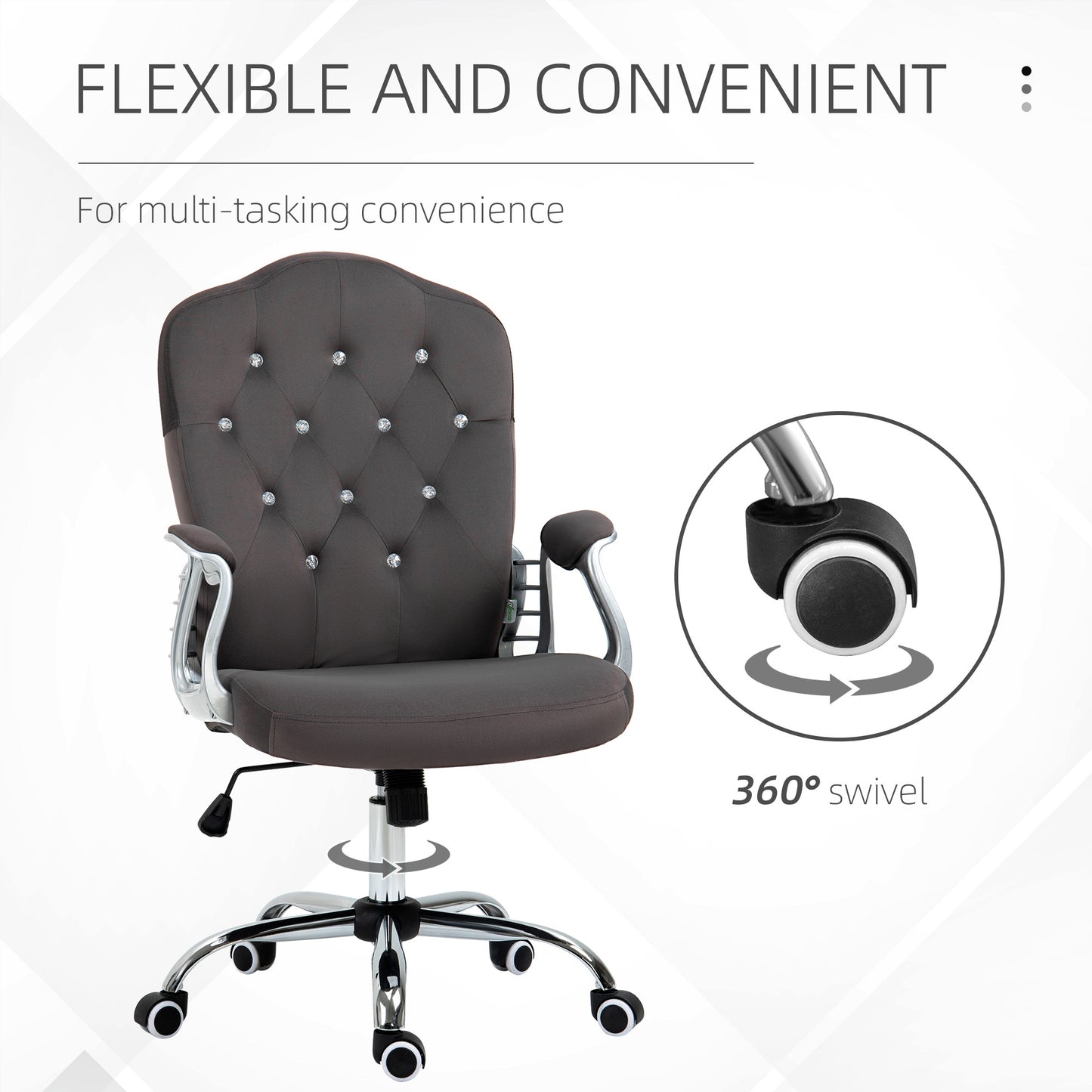 VinsettoVelvet Office Chair