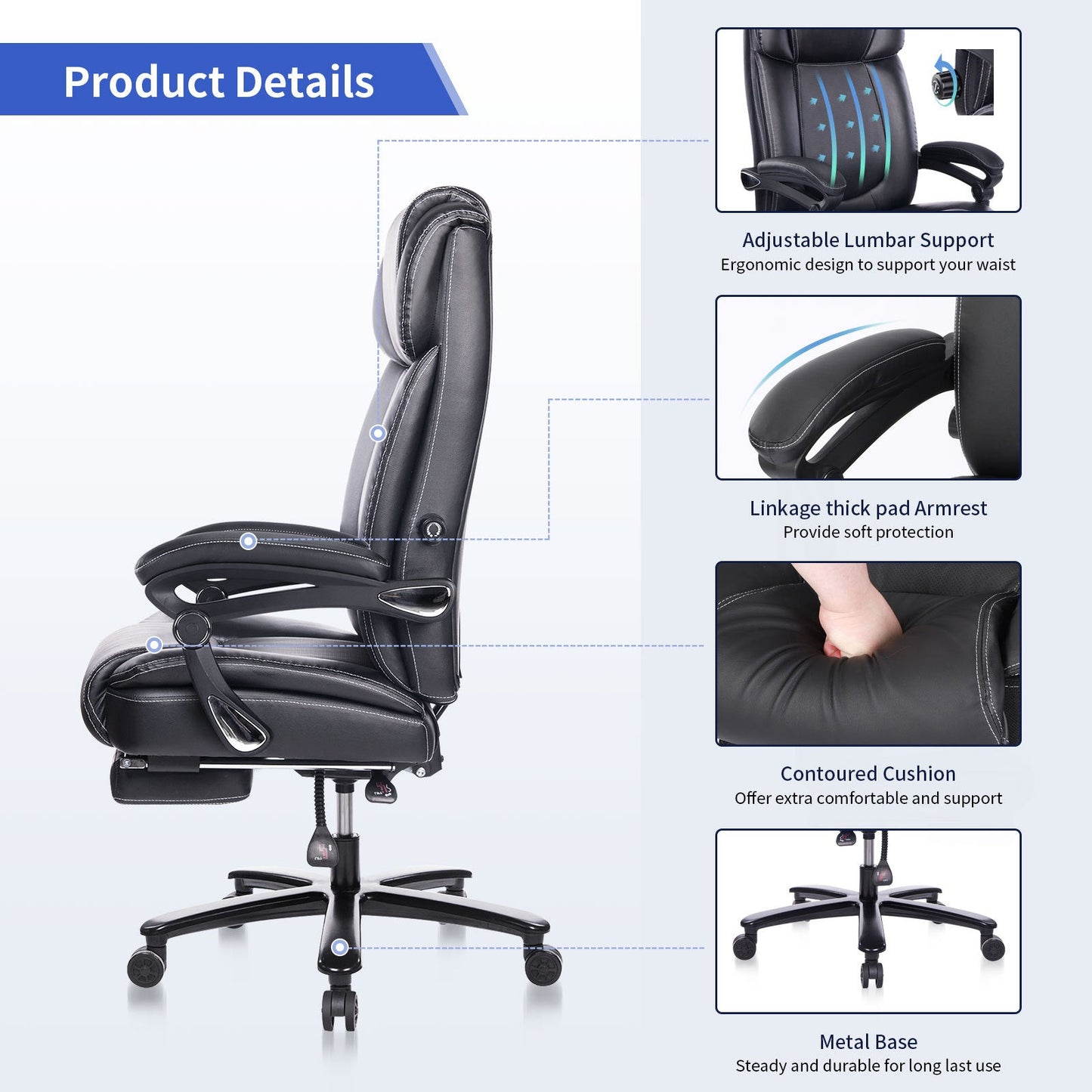 EliteExecutive Office Chair - Home Harmony