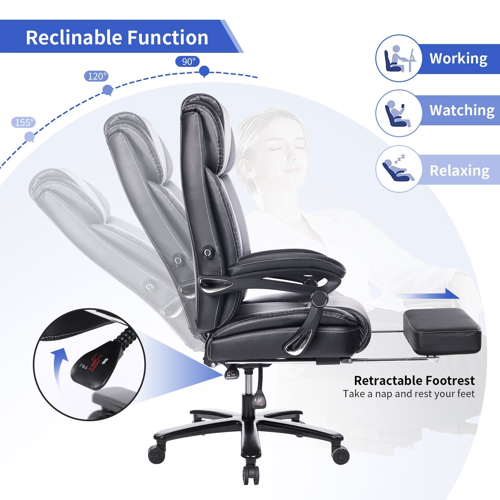 EliteExecutive Office Chair - Home Harmony