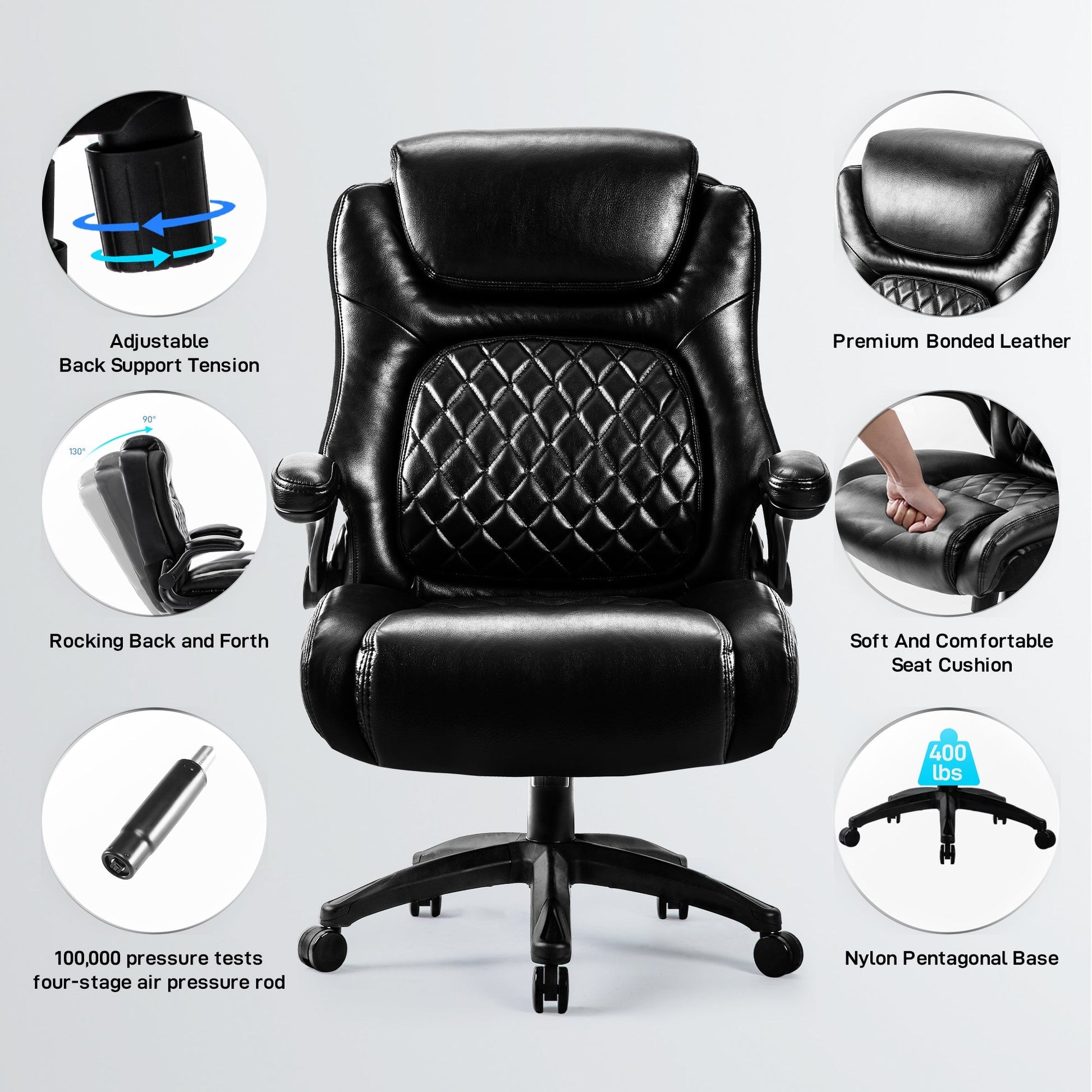 ExecutiveComfort Office Chair - Home Harmony