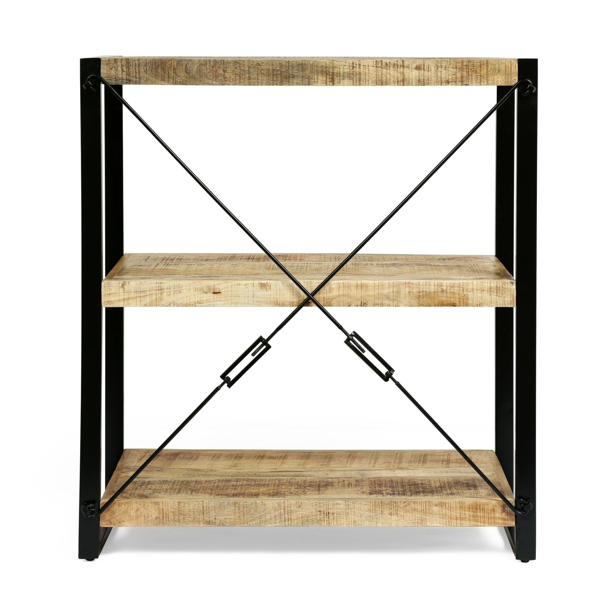 Mango & Iron Elegance Shelf Rack - Home Harmony