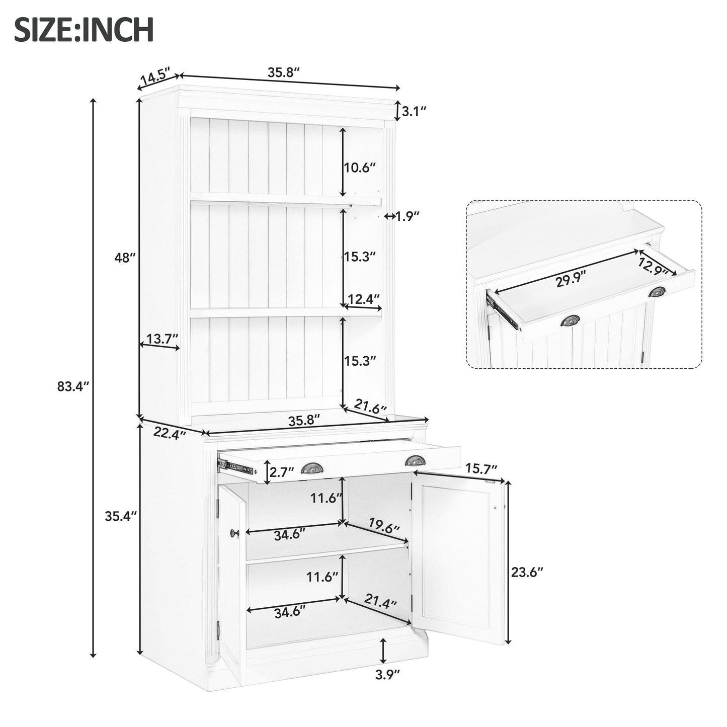 ScriptStack Shelf Desk - Home Harmony