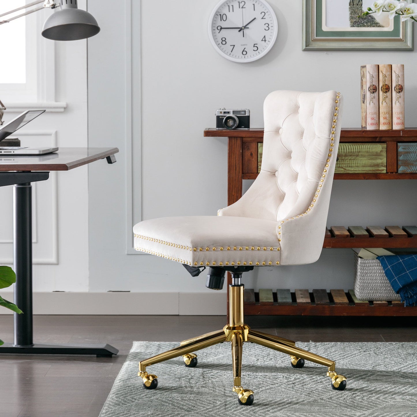 Velvet Accent Chair - Home Harmony