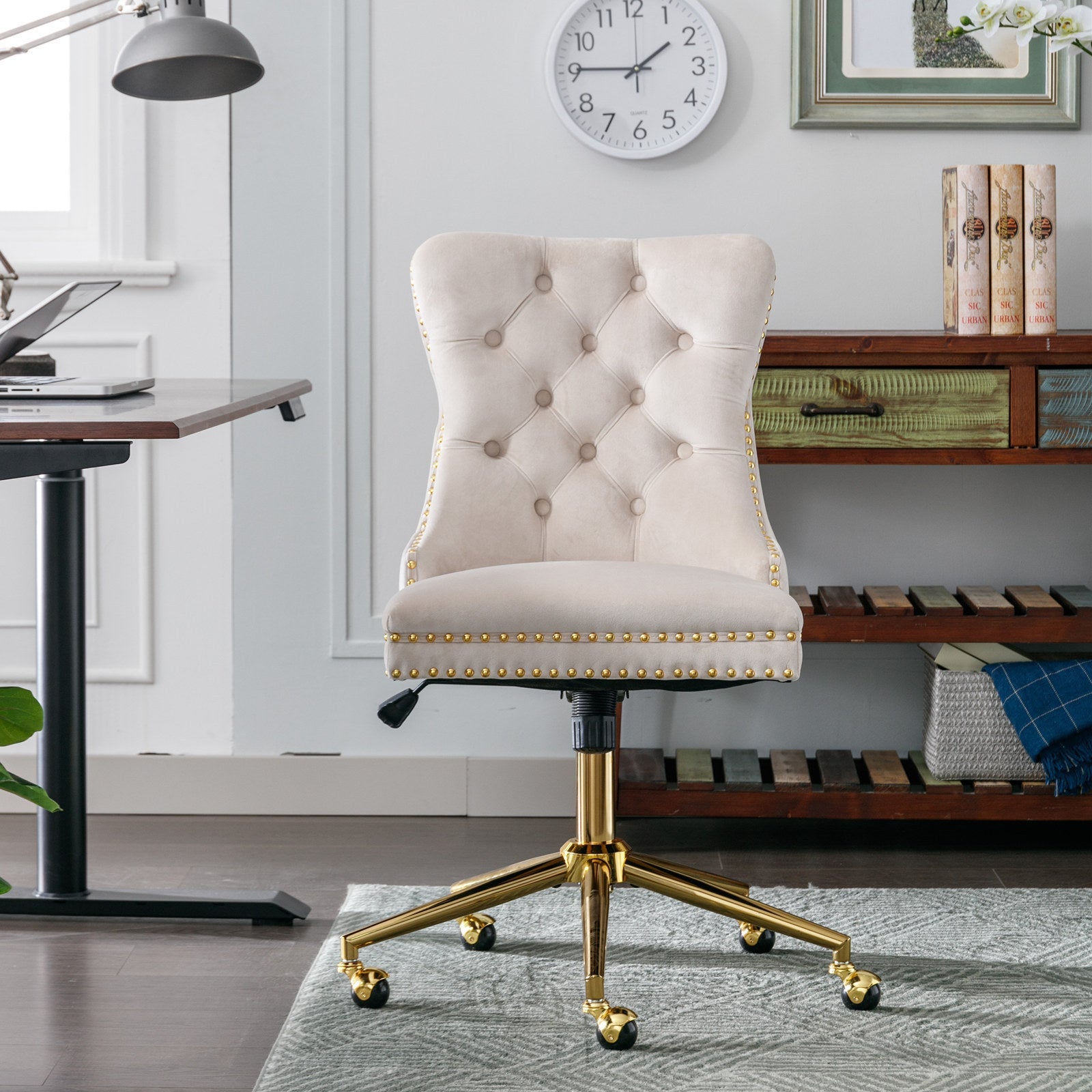 Velvet Accent Chair - Home Harmony