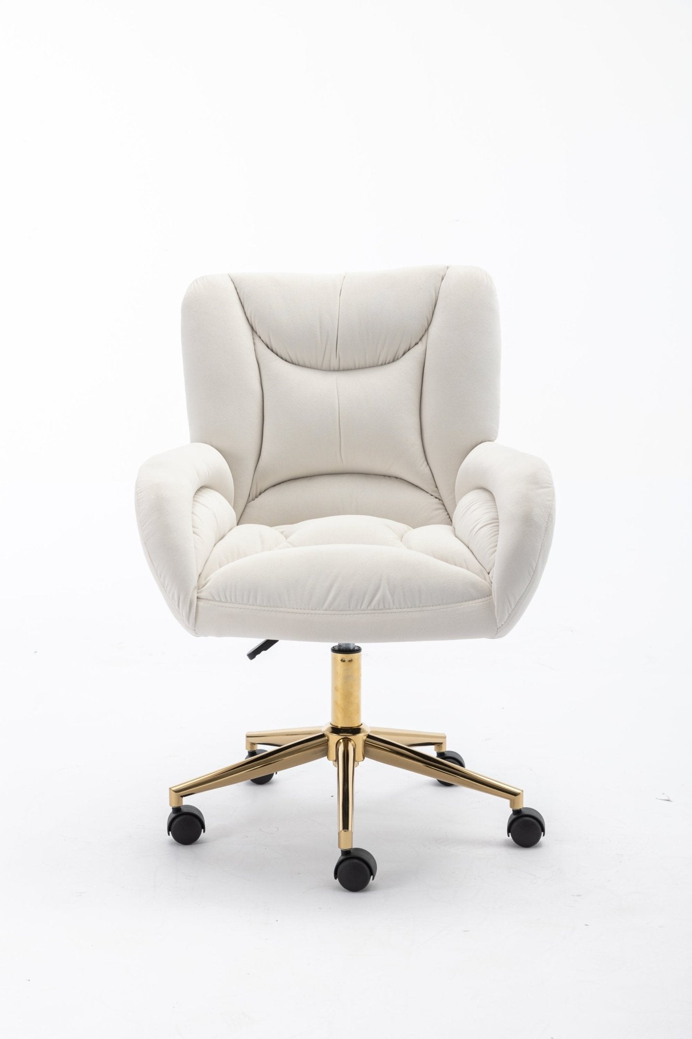 Velvet Swivel Office Chair - Home Harmony